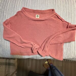 Free People Inside out sweater Small